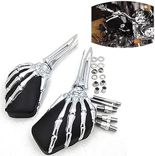 Motorcycle Claw Skeleton Hand Mirror For Honda Cb Cbr Rebel Shadow Mangna Vt Vtx 1300 1800 - coolthings.us