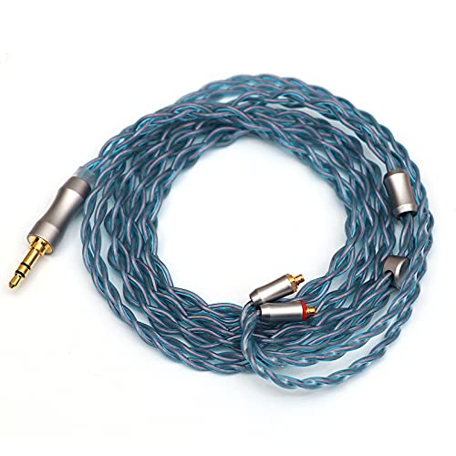 Image of Tripowin Altea Upgraded 6N OCC Litz 4 Cores HiFi Earphone Cable, 26 AWG High-Purity Monocrystalline Copper Wires for in Ear Earphone (MMCX-3.5mm, Altea)