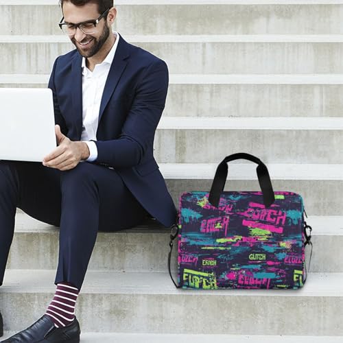 Maletín portátil para laptop de 15.6 pulgadas con asas y correa miniatura 3