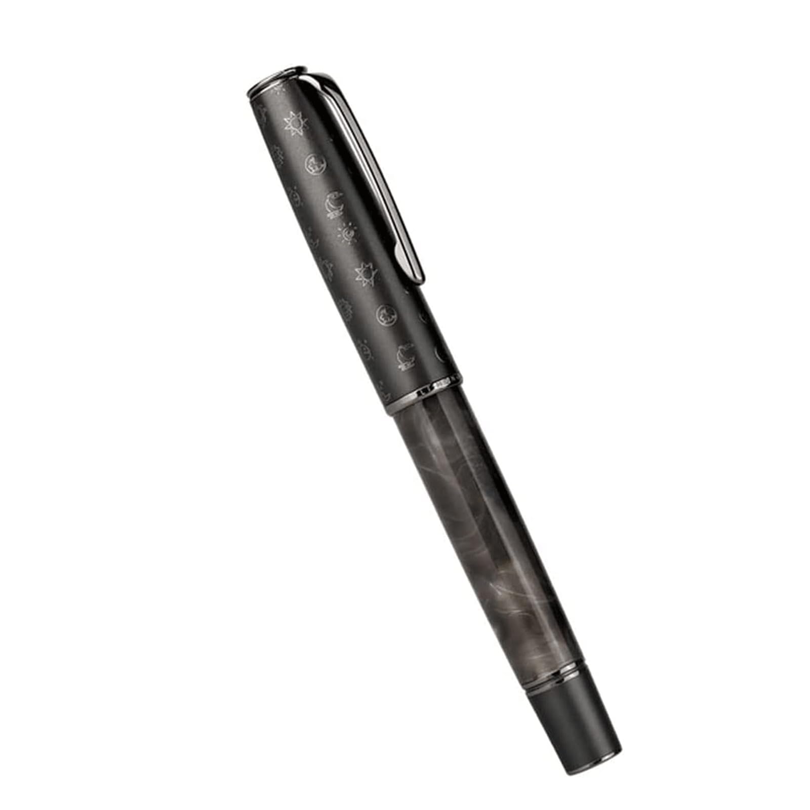 Hochwertiger Füllfederhalter mit extrafeiner Feder for sanftes Schreiben, Kalligrafie-Stift, ideal for Damen und Herren, Bürobedarf(Gray F Nib)
