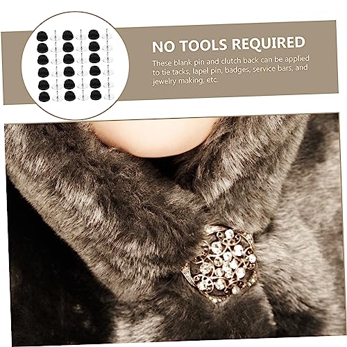 Pin de broche para insignias y etiquetas decorativas con cierre de embrague clutch 6