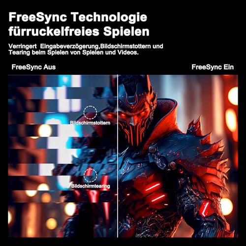 Minifire Gaming Monitor 27 Zoll, WQHD(2560×1440p) 200Hz 1ms(OD) Bildschirm, Fast IPS Adaptive Sync HDR, HDMI/DP VESA 100×100mm (MFG27F4Q-200)