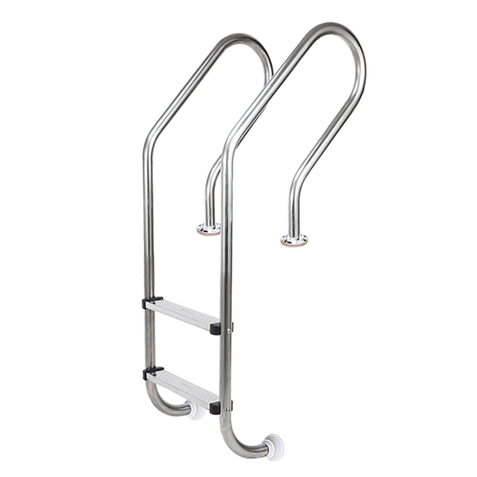 Swimming Pool Safety Hand Rail Stainless Steel Swimming Pool Handrail Pool ladders for inground Pools, 304 Stainless Steel Swimming Pool Stair Railing, Easy to Install Handrails