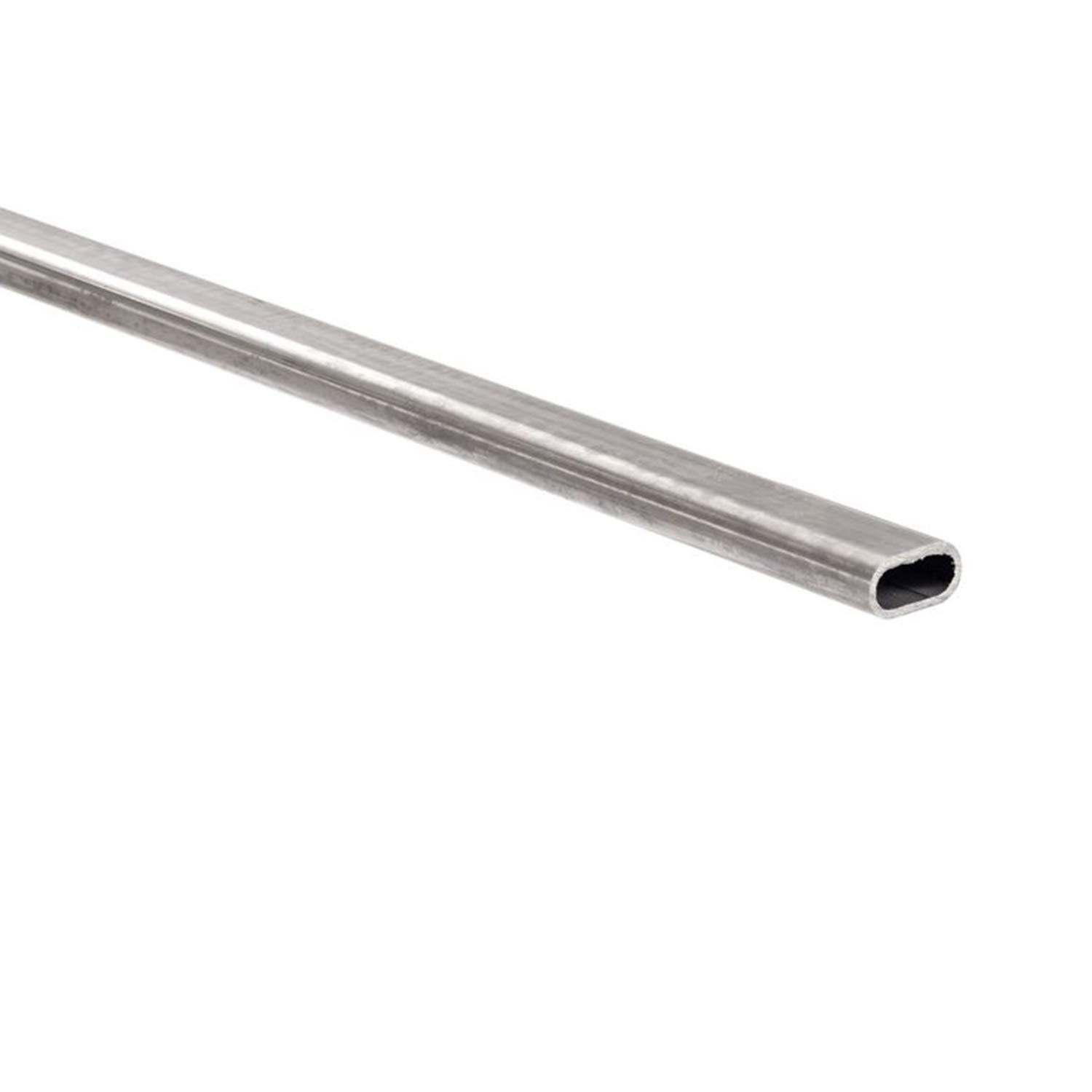 Tubo Barra ovale in ferro 30x15 mm spessore 1,5 mm asta appendiabiti da interno armadio 1 mt Made in Italy