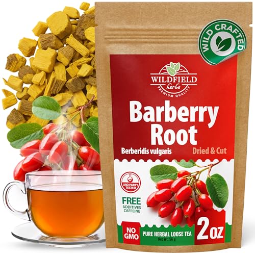 Image of 2 oz. Barberry Root Herbal Tea (Berberis vulgaris) - 56g Dried Barberry Root Tea Raiz de Agracejo