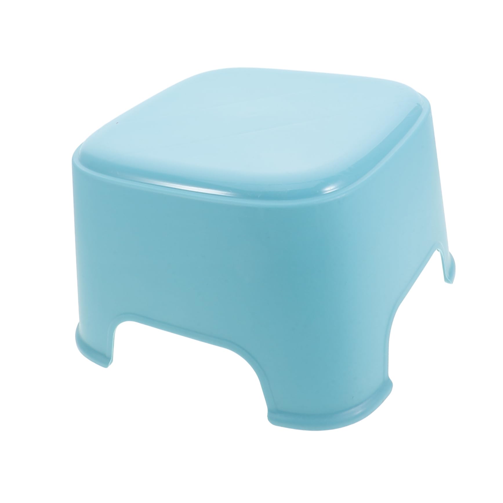 STOBAZA Stool for Bathroom Sturdy Plastic Small Step Stool with Design Non Slip Base for Safe Use Comfortable Seating for Home Use