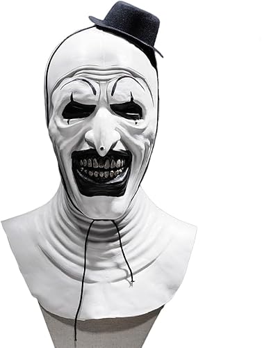 Disfraz de payaso artístico para adultos, disfraz de payaso asesino, conjunto completo de Halloween