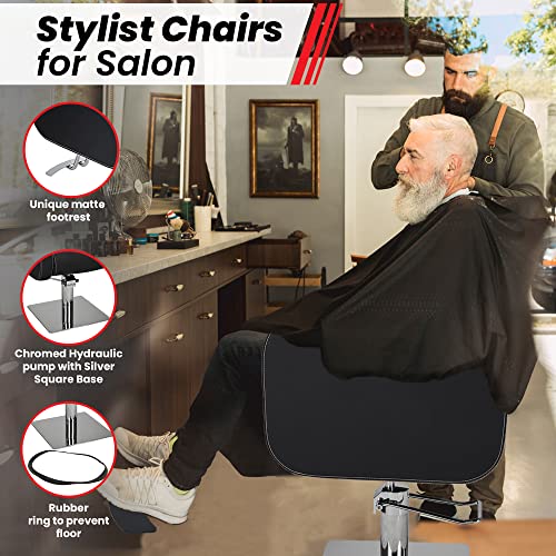 Ayala Durable Barber Chair I Styling Chair I Richly Upholstered I European Quality I Globe Hair Styling Chair I Salon And Spa Chair For Hair Stylist I Shampoo Chair #TOP3