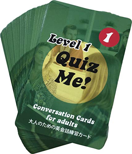 NCY ~[! pJ[hQ[ x1 pbN1 yp  Q[z - Quiz Me! EFL English Card Game for Adults, Level 1, Pack 1
