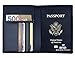 Wallet Passport Holder, Leather Passport Case Cover Holder