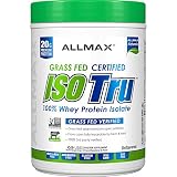 ALLMAX Nutrition ISO Tru – 100% Grass Fed Whey Protein Isolate - Unflavored - 425 Gram