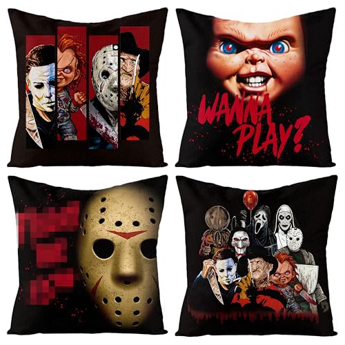 Image of Horror Classic Movie Characters Pillows