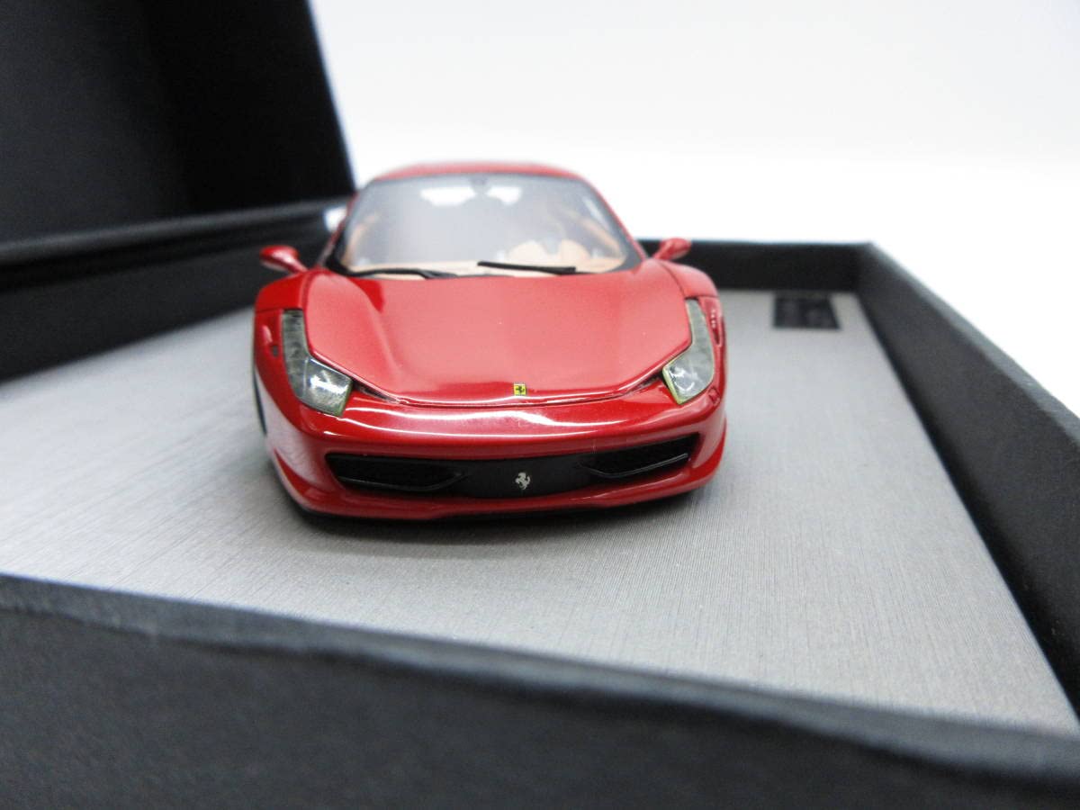 Ferrari 458 ミニチュアモデル フェラーリ成約記念 Amazon | 1/43 フェラーリ 458イタリア ディーラー特注 非売品