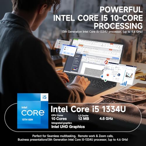 Image of Dell Inspiron 15 3530 Laptop Computer, 15.6 inch Touchscreen WVA LED FHD Anti-Glare Display, 20GB RAM, 512GB SSD, Windows 11 Pro, Intel 10-Core i5-1334U, AI Copilot for Student & Business