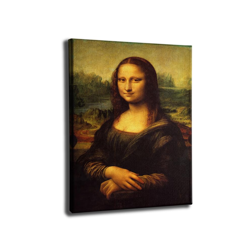 CIYU Leonardo DaVinci Mona Lisa Famous Painting Wall Art Prints Giclee Vintage Posters for Wall Decor Home Bedroom Office Living Room(Mona Lisa, 12x16