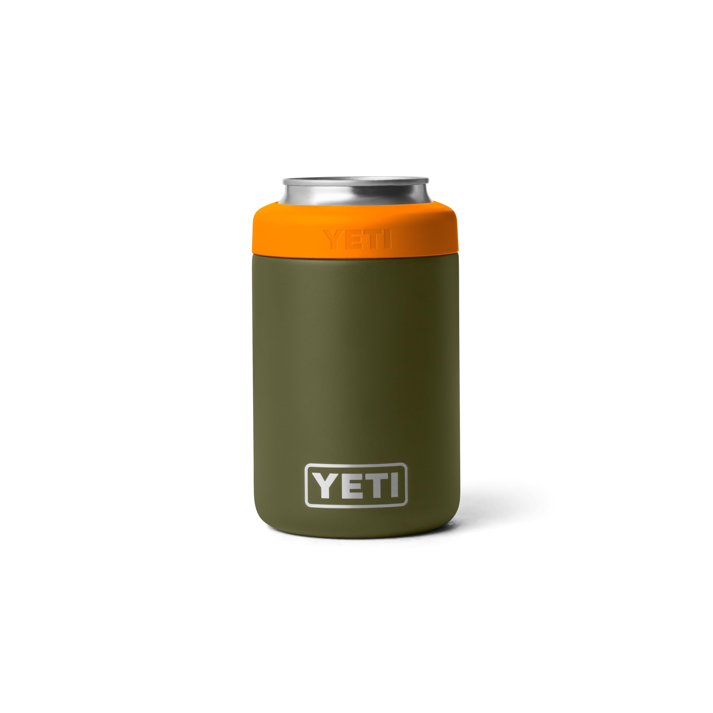 YETI Rambler 12 oz. Colster Can Insulator for Standard Size Cans, Olive/King Crab Orange