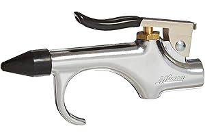 Milton Lever Blow Gun with Air Chuck, Rubber and Safety Tip Nozzles