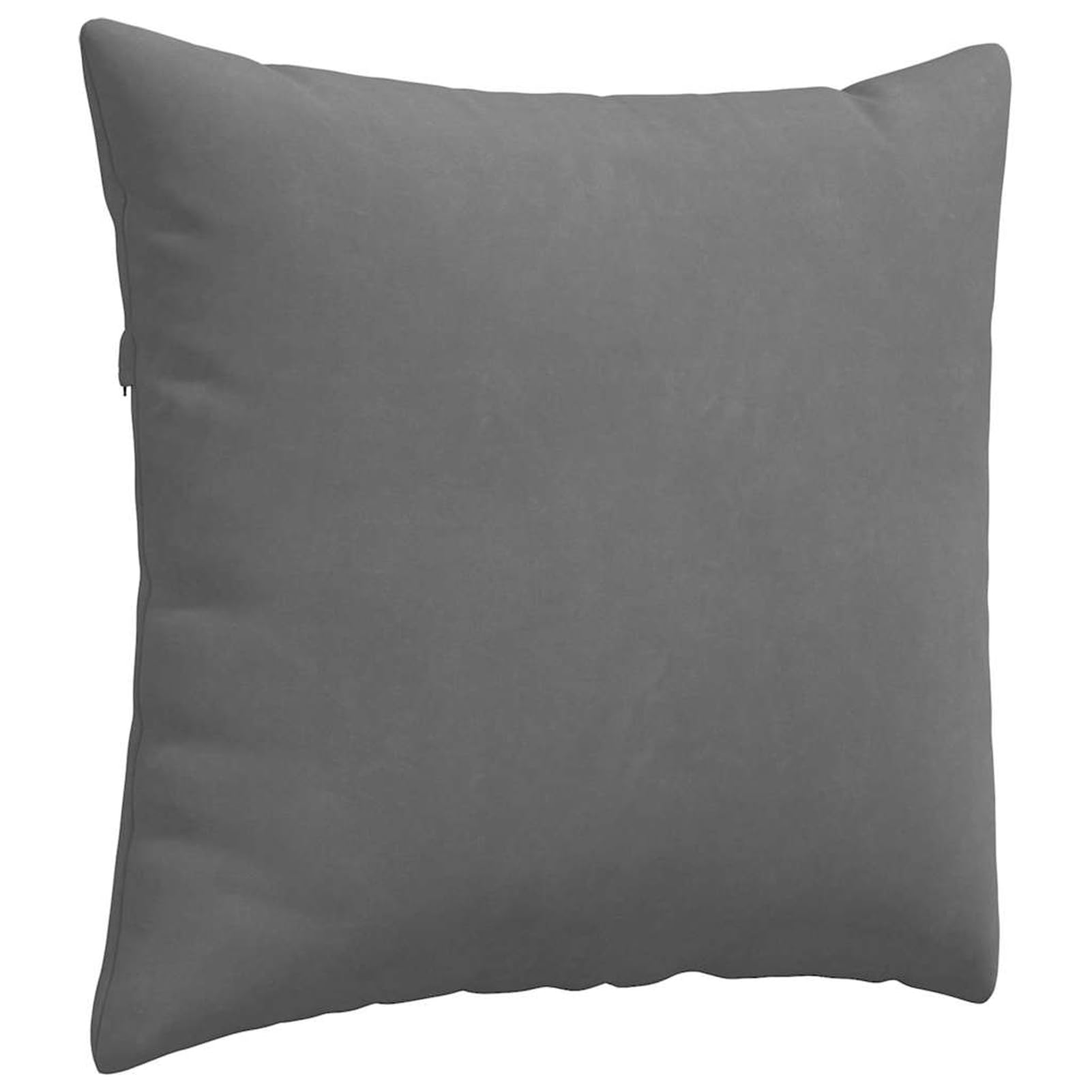 Gecheer Cojín para sofá de Tela Gris Oscuro, 45x45x18 cm, Relleno de Fibra de poliéster, para Interiores