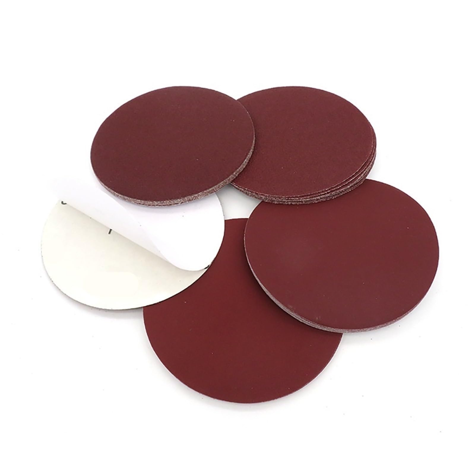 Papier ścierny, Papier ścierny, papier na mokro i sucho, 10 szt. 5-calowych krążków ściernych o średnicy 125 mm, samoprzylepna podkładka ścierna gradacji 240/320/600/800/1000(60 Grit)