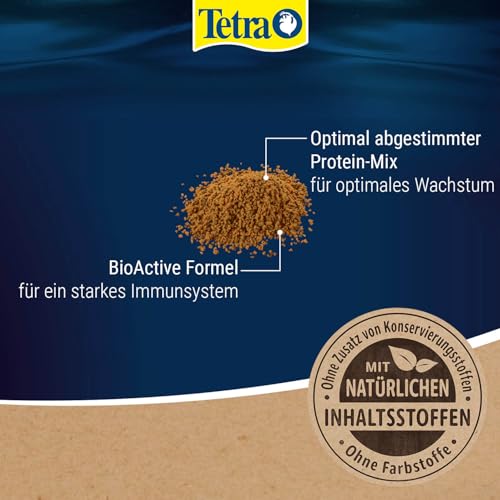 TetraMin Mini Granules - langsam absinkendes Fischfuter für kleine Zierfische wie z.B. Salmler und Barben, 100 ml Dose – Bild 5