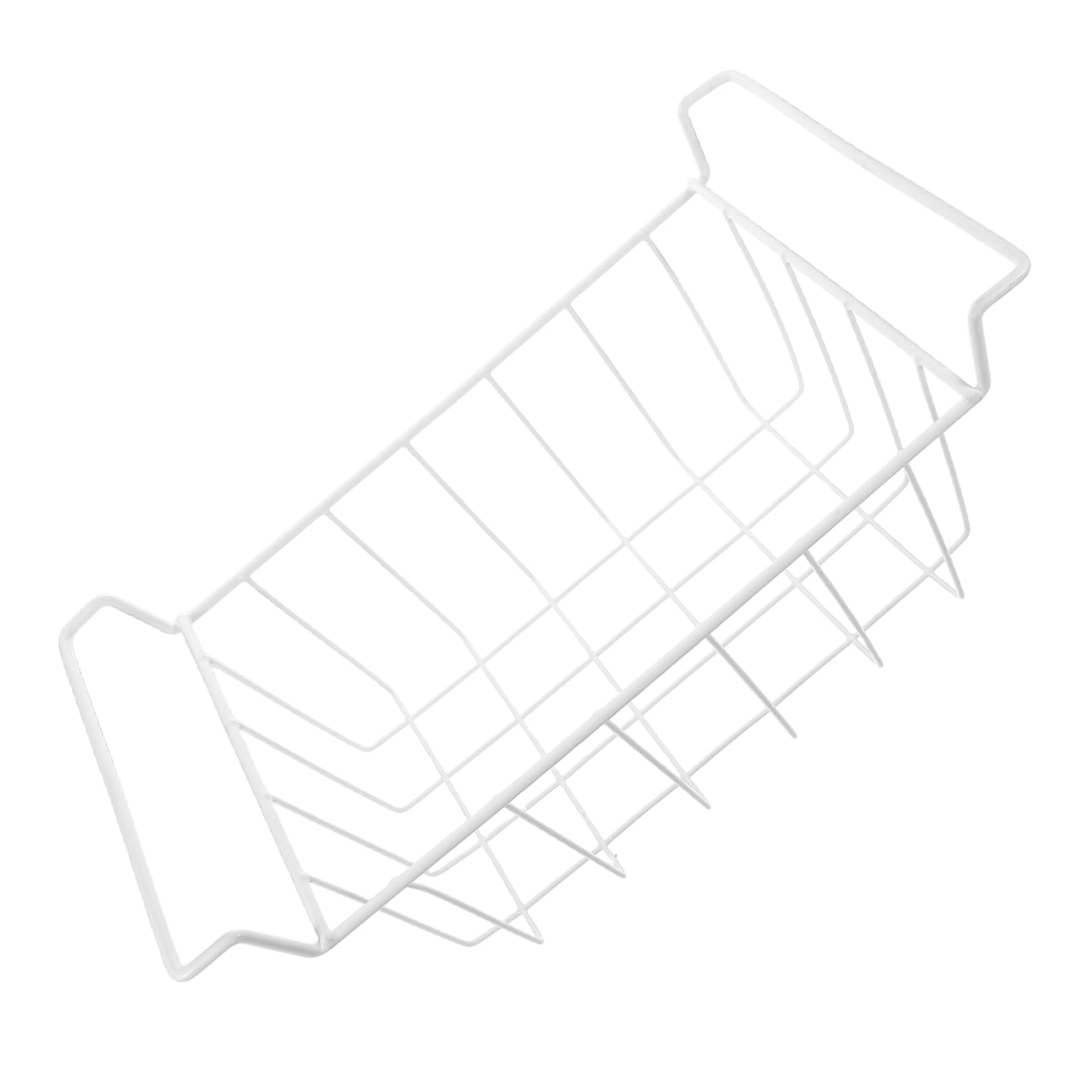 Cesta de alambre para congelador, estante de despensa apilable de metal para congelador y refrigerador