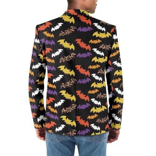 Horeset American Flag Novelty Blazer for Men,One Button Sport Coat,Long Sleeve Slim Fit Jacket for Performance4