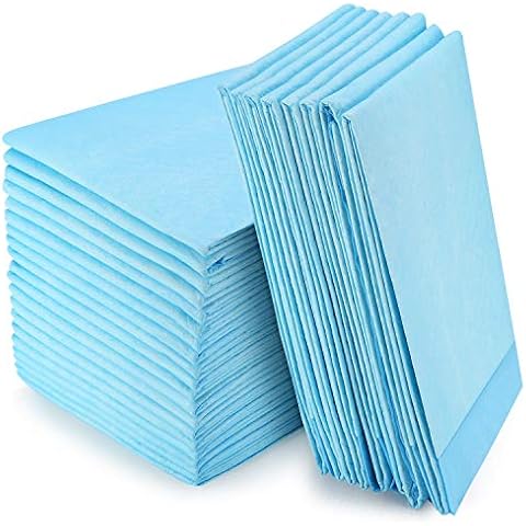 Extra Large Disposable Bed Incontinence Pads (32”x36”, 20 Counts), Leak-Proof Disposable Bed Pads for Adults and Children, Thick Bed Underpads Disposable Cover