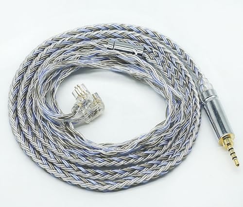 【JSHiFi-Warrior】QDC2.5mmリケーブル 16芯銀メッキ ケーブル 2.5mmイヤホンアップグレードケーブル QDCイヤフォン交換ケーブル(QDC2.5mm)（Amazon）