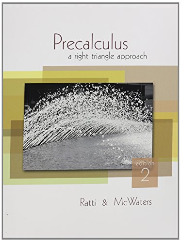Precalculus: A Right Triangle Approach plus Mym... 032162436X Book Cover