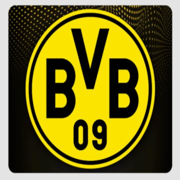 BanterBox Borussia Dortmund Mouse Pad | 9 x 8 Inch | Fade-Proof Sublimation Prints | Oeko-TEX Certified | Skid-Proof with Precise Cut-Outs for PC, Laptop, Mac| Office & Home