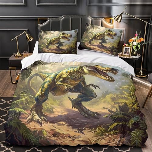 Housse de couette loup imprimé 3D microfibre parure de lit sauvage 220x240cm