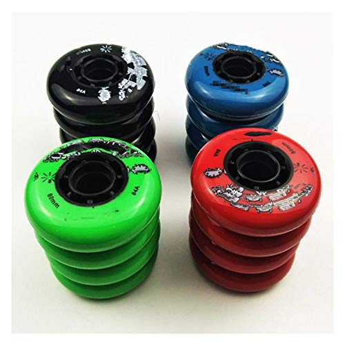 Roue de roller 80 76 72mm patins roues alignées patinage de rue 84A - 5
