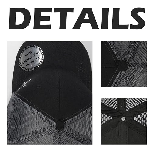 Image of Christian Hats for Men Women,Jesus 3 Nail Cross Hat Christian Religious Gifts for Birthday /Christmas,Black and Silver