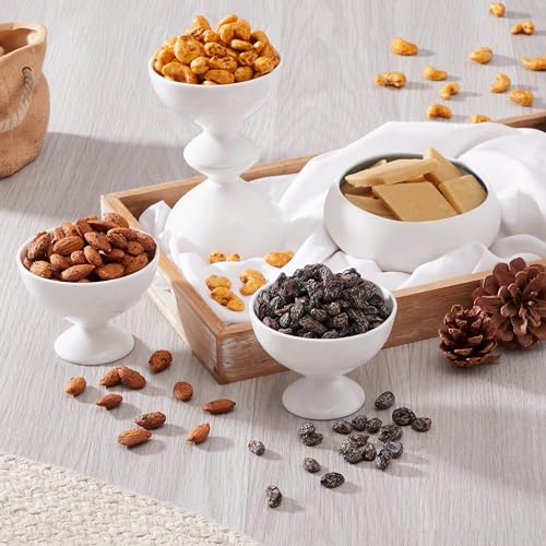 Image of Amazon Brand - Vedaka Flavored Dry Fruits | Gift Box | 500 Gram | Peri Peri Cashews 150 G, Black Pepper Almonds 150 G, Chatpata Black Raisins 200 G