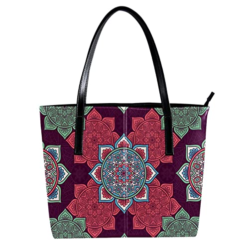 Sac à main style mandala ethnique vintage pour femme élégante