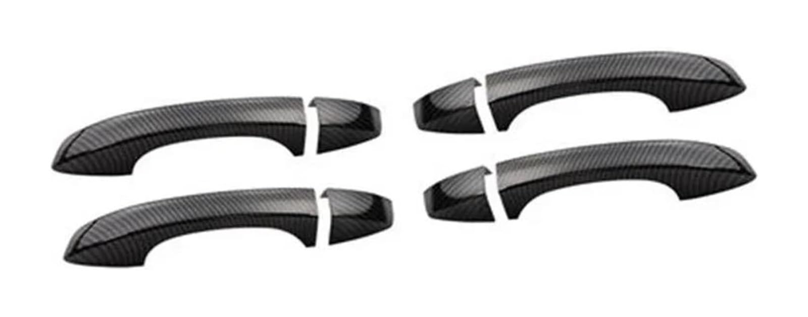 Hckclmbmzw Carbon A For Golf 7 Mk7 2013-2019 Protective Cover Door Handle Outer Bowls Trim Car Assecories Styling Stickers Door Handle Cover(Carbon A)