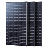 Callsun 645W(3x215W) Bifacial Solar Panel, N-Type 16BB Monocrystalline PV Module, Over 25% High Efficiency, for 12V System, RV, Marine, Off-Grid Power Station