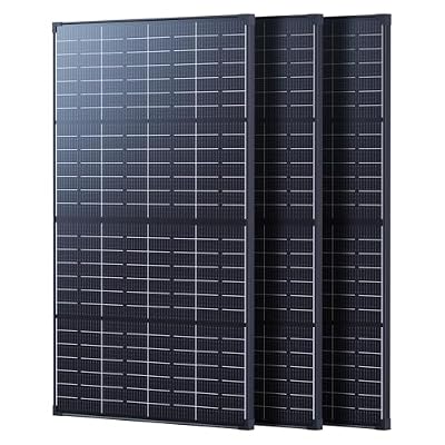 Callsun 645W(3x215W) Bifacial Solar Panel, N-Type 16BB Monocrystalline PV Module, Over 25% High Efficiency, for 12V System, RV, Marine, Off-Grid Power Station