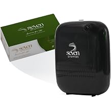SEVENAROMAS Scent Diffuser SV720 - Bluetooth app, Air Machine for Home & Commercial Use, Covers 2000 sq. ft., Portable Large Room Waterless Diffusers Black