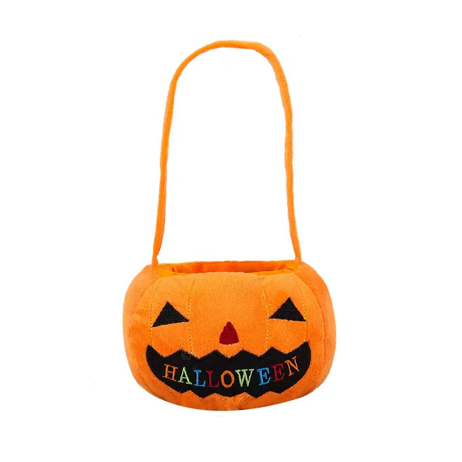 LASIYUAN Halloween Pumpkin Candy Bag bowl Purse Novelty Crossbody Bag Shoulder Bag Holiday Party Cute Handbag ?Halloween Theme Gift?for storing candies, snacks, or small toy