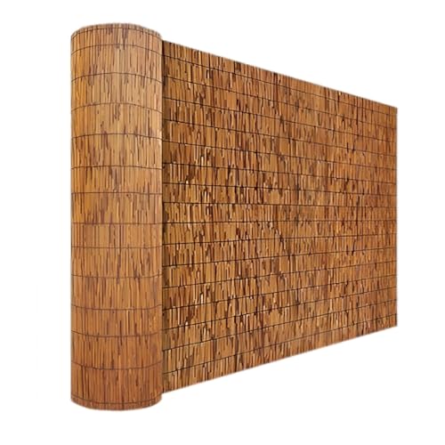 Valla De Caña De 10/28 M De Largo, Pantalla De Privacidad Para Exteriores, Valla De Bambú, Fácil De Instalar, Cerca Natural En Rollo Para Galería, Hotel, Patio, Decoración, Cerca Divisoria(2.9x91.7FT(