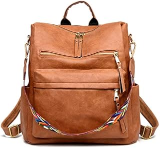 Women's Fashion Backpack Purses Multipurpose Design Convertible Satchel Handbags and Shoulder Bag PU Leather Travel bag