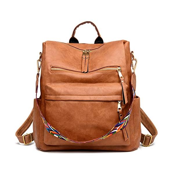 ZOCILOR Women's Fashion Backpack Purse Multipurpose Design Convertible Satchel Handbags Shoulder Bag Travel bag