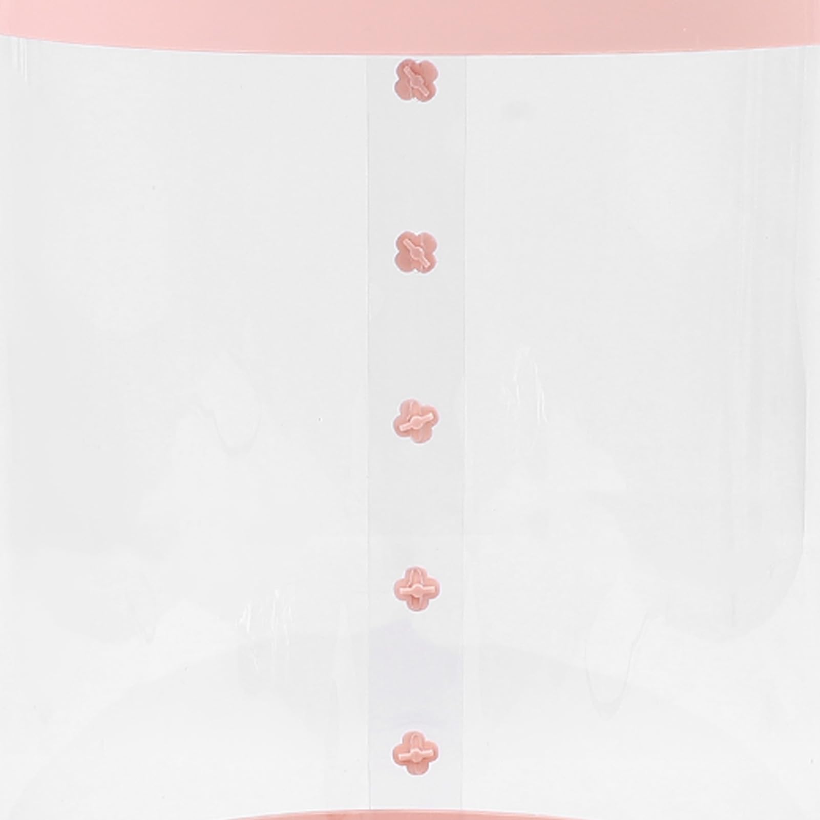 ZJchao Tubo de Almacenamiento de Juguetes de Peluche, Organizador de Animales de Peluche Suave Transparente de Gran Capacidad para Habitación de Niños, área de Juegos y Dormitorio, 130cm (PINK)