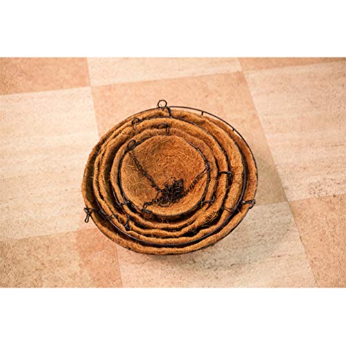 Generic Vaso de pendurar em metal para pendurar coco, cesta para plantas, flores, samambaias, pomare