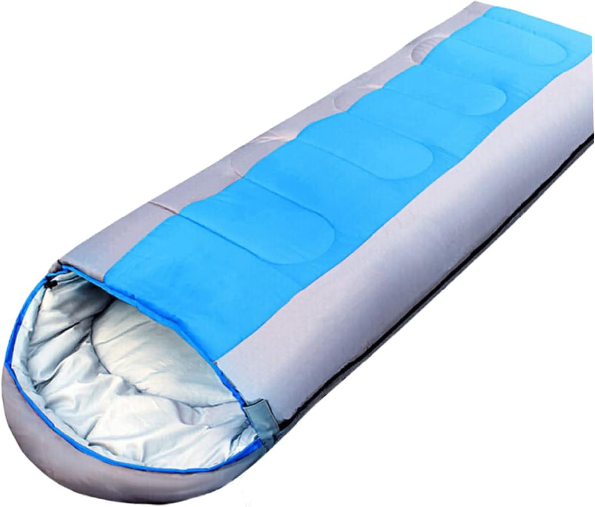 Mikikit Compact Camping Sleeping Bag Lightweight for Adults Warm Pouch Tent Hiking Outdoor