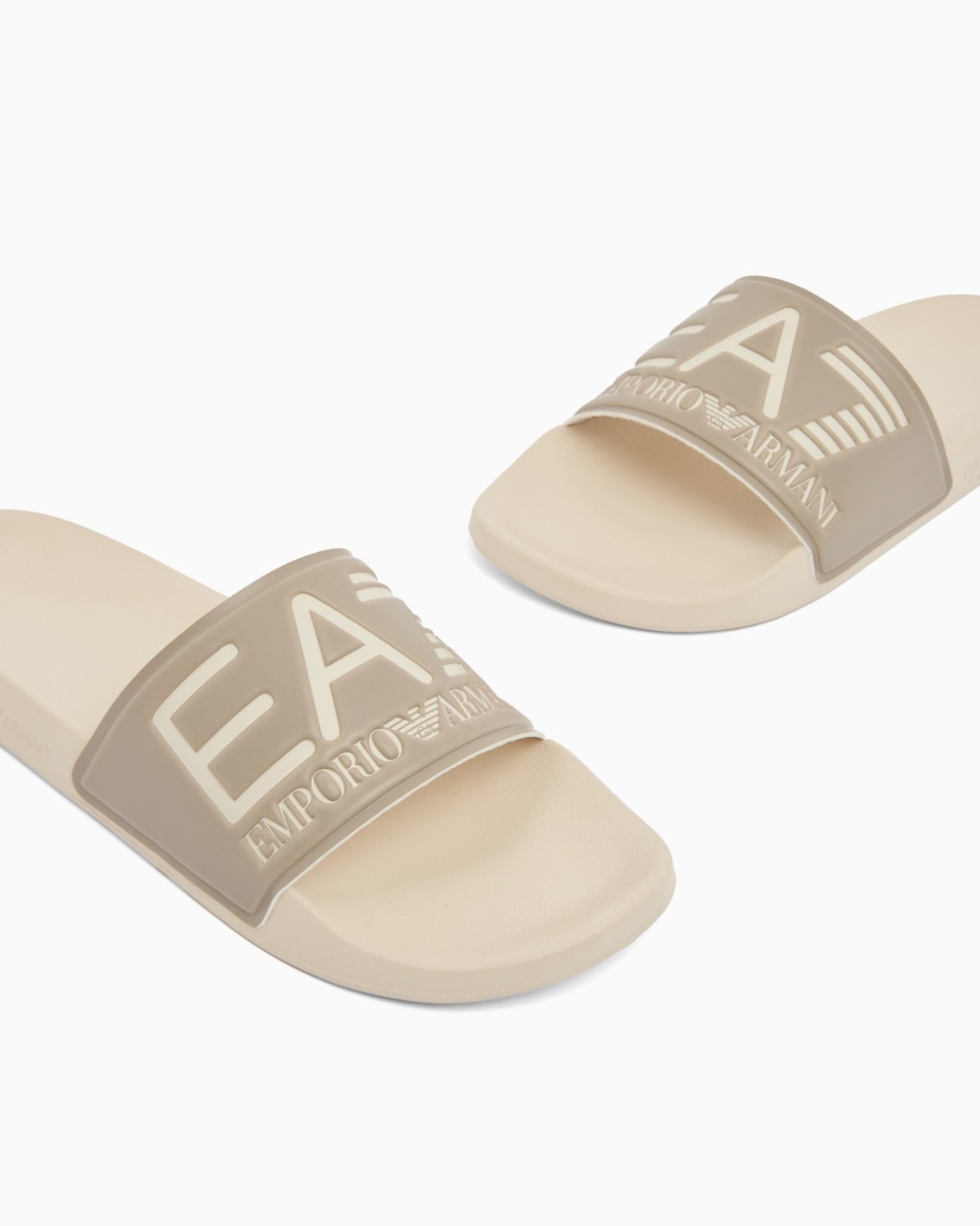 EA7 Emporio Armani Ciabatte Unisex con Maxi Logo 7X000108AF15118 8033923870070-43 Beige 43