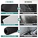 FIILINES Dash Cover for 2014-2023 Jeep Cherokee, Dashboard Mat Accessories Dash Cover Sunshade Nonslip Mesh Protector No Glare Black