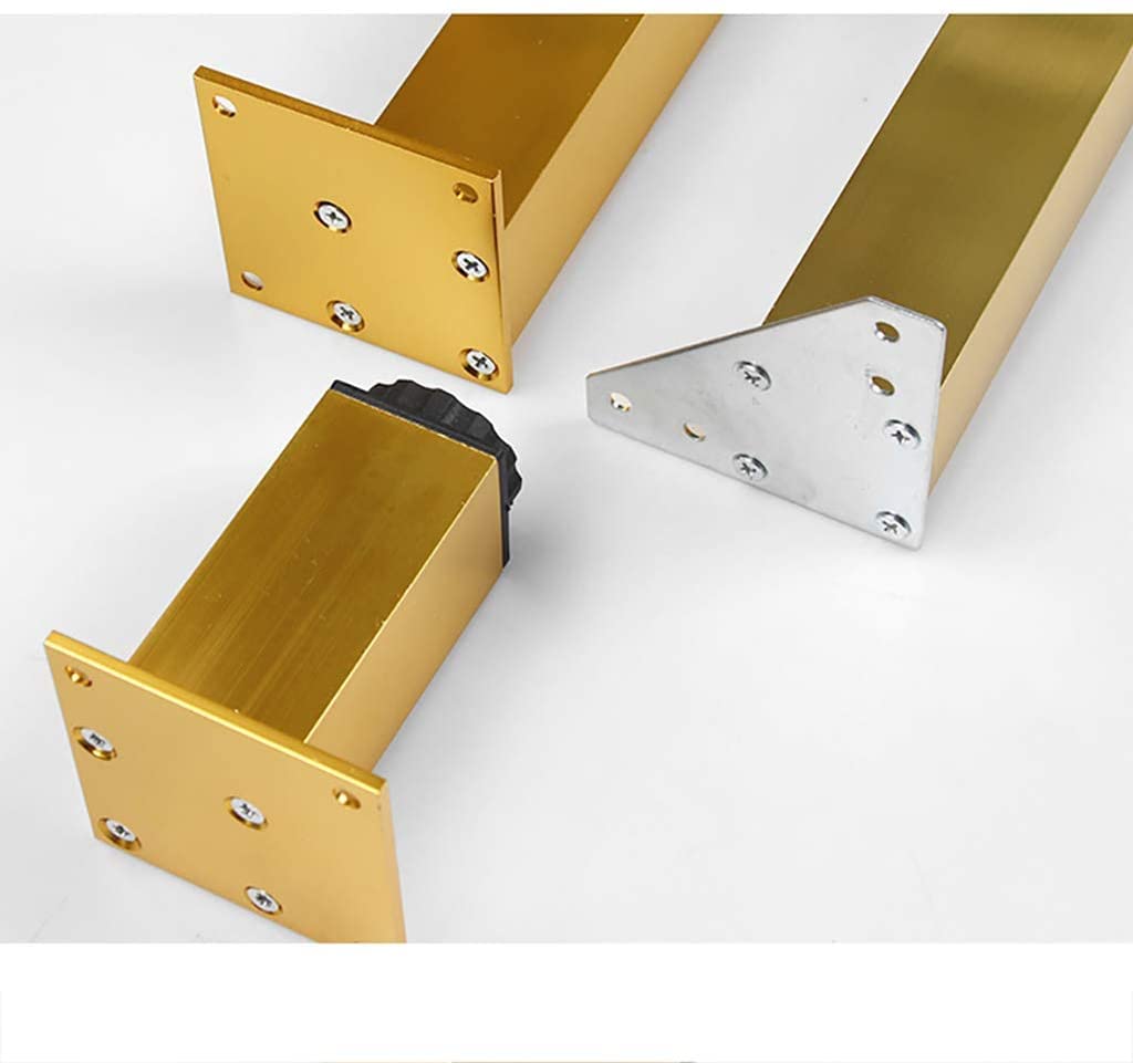 nóżka， Nogi meblowe 4 szt. stop aluminium złoto 6-30 cm(Gold a,18cm)