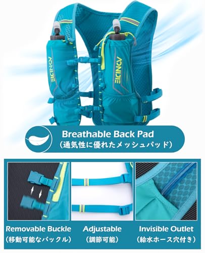 Image of TRIWONDER Hydration Running Vest Backpack, Lightweight Water Pack for Men Women Hydration Backpack for Trail Race, Hiking, Cycling, Climbing, Camping, Jogging, Marathon